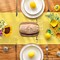 Yellow Hello Sunshine Sunflower Summer Table Runner, Spring Seasonal Anniversary Holiday Kitchen Dining Table Decoration for Indoor Outdoor Home Party Decor 13 x 72 Inch